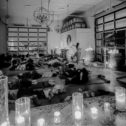 Candlelight Yin Yoga in the Barrel Room with Joya